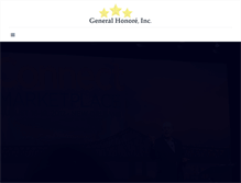 Tablet Screenshot of generalhonore.com
